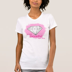 Diamanter, alltid Gnistra och skal T Shirt