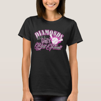 Diamanter är en flicka utslagsplatsen för bästa t-shirt