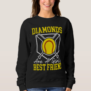 Diamanter är en flickas bästa vän-programspelare t shirt