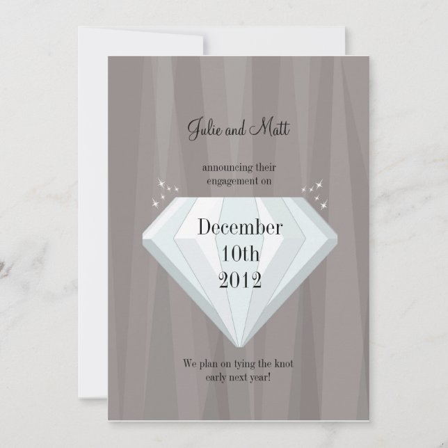 Diamanter är för evigt meddelande (Framsida)