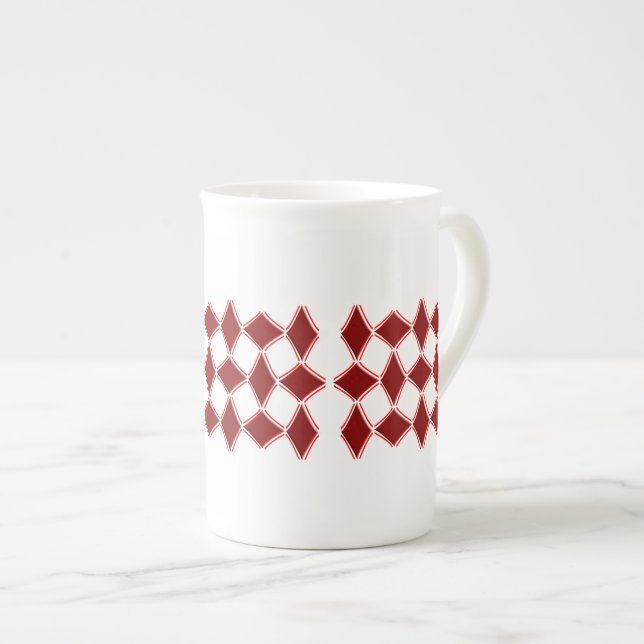 Diamanter Benporslin Mugg (Framsida höger)