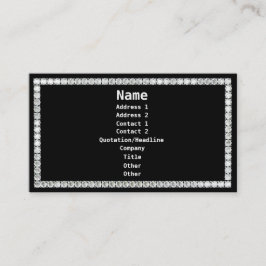Diamanter-Black Visitkort