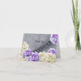 Diamanter bland Peonies-Tacken Tack Kort