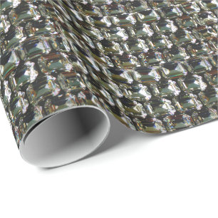 Diamanter, eleganta vintage-ädelstenar presentpapper