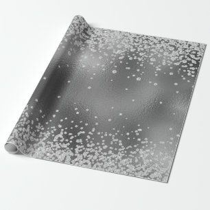 Diamanter Falskt Glitter Bling Robins Ägg Teal Blå Presentpapper