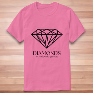 Diamanter görs under tryckinspirationsoffert t shirt