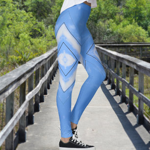 Diamanter i Himlar Tie Dye Titta Leggings