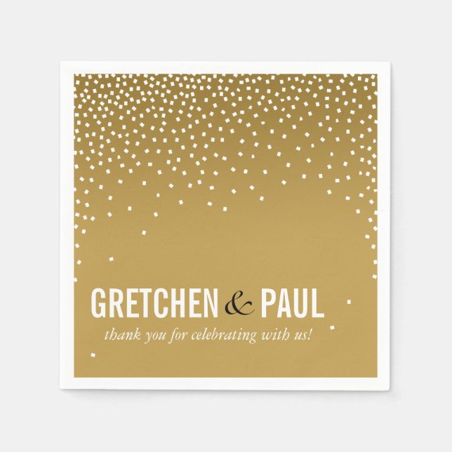 Diamanter i Himmel Cocktail Party | sand Pappersservett (Framsidan)