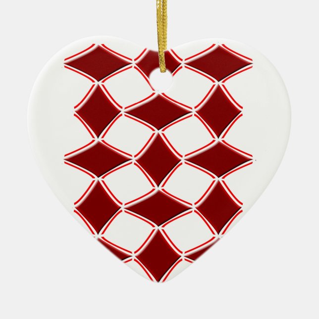 Diamanter Julgransprydnad Keramik (Framsidan)