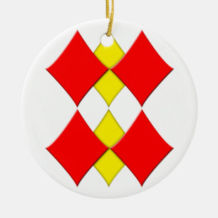 Diamanter Julgransprydnad Keramik
