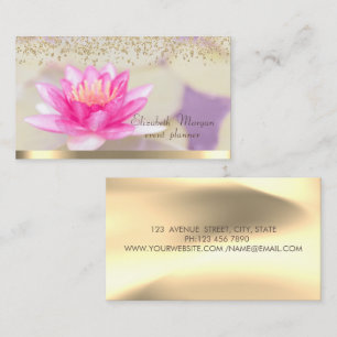 Diamanter Lotus Guld Elegant Visitkort