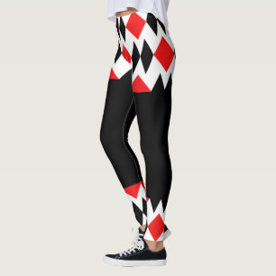Diamanter och kompakt svart leggings