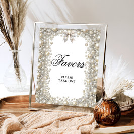 Diamanter och pärlor Hon Gifter sig favoriter Poster