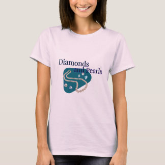 Diamanter och pärlor Kvinnor T-Shirt