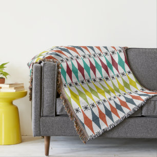 Diamanter och stjärnor filt