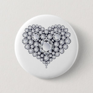 Diamanter på Black Heart Gems Knapp