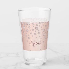 diamanter ro guld namn glaskopp