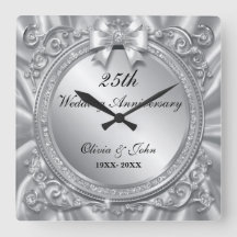 Diamanter & Silver 25-års bröllopsdag present