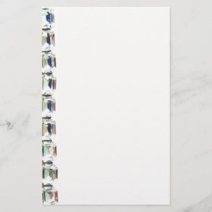Diamanter, stenar för vintage av elegant brevpapper