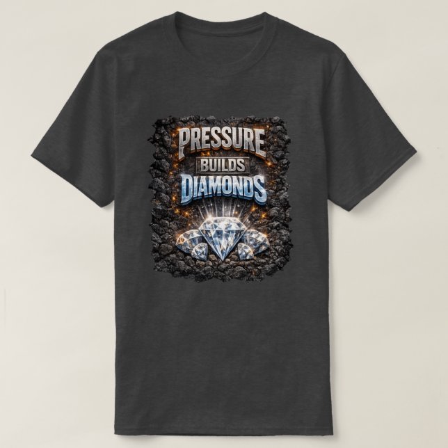 Diamanter v Tryck 1a T-Shirt (Design framsida)