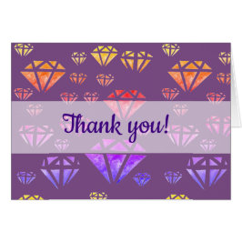 Diamanter Vattenfärgkort OBS Kort