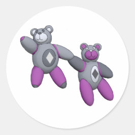 diamanternas yta runt klistermärke