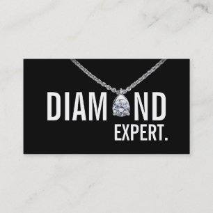 Diamantexpert Smycken Guld Silver Visitkort