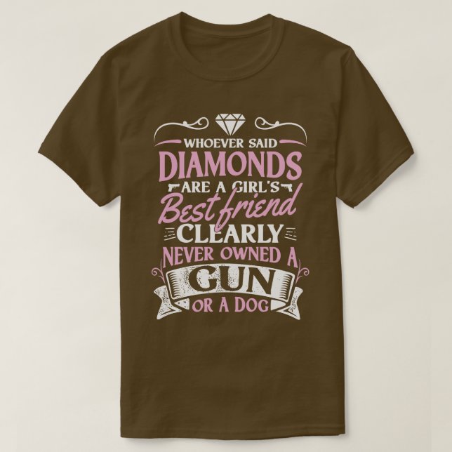 Diamantflickor T Shirt (Design framsida)