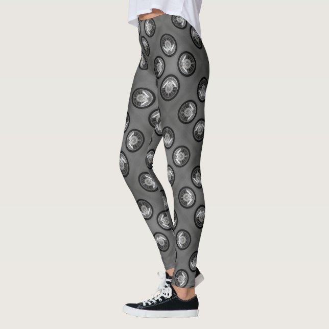 Diamantformade klockor leggings (Vänster)