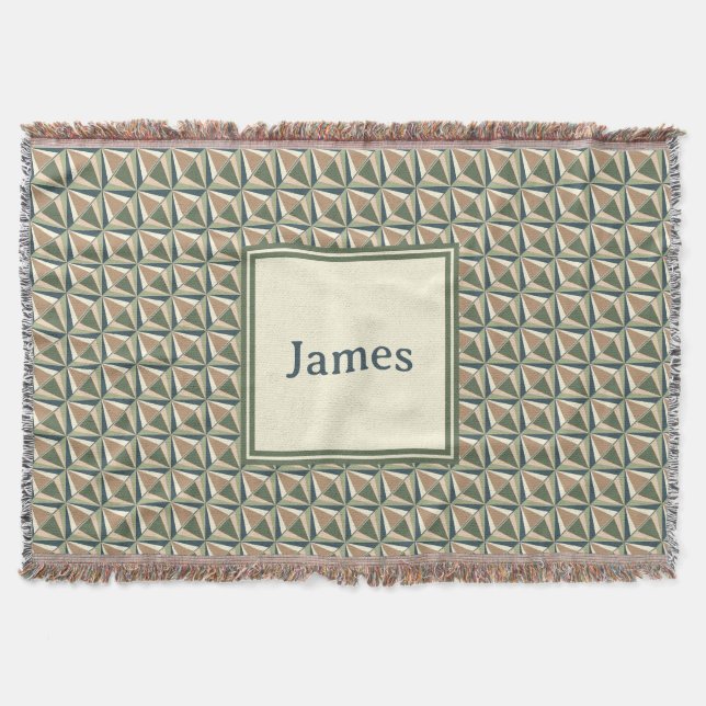 Diamantformer i Neutralt Tones Filt (Framsidan)