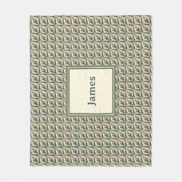 Diamantformer i Neutralt Tones Fleecefilt