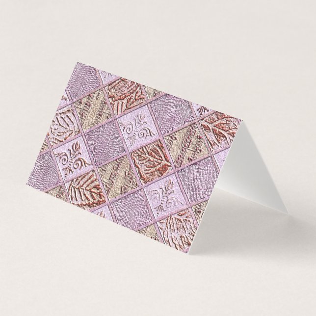 Diamantformgivning i Pinks-kort Kort (Framsida)