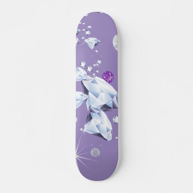 Diamantgalaxen 2 mini skateboard bräda 18,5 cm (Framsida)