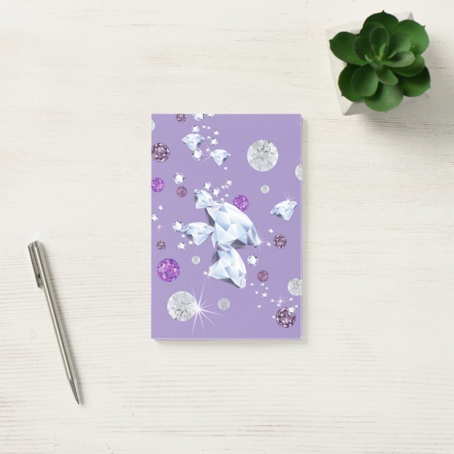 Diamantgalaxen 2 post-it block (Kontor)