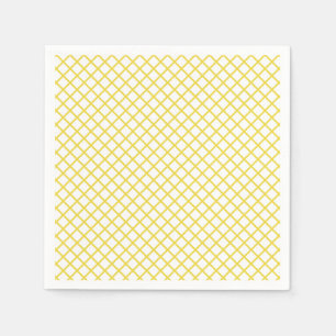 Diamantgaller Golden Yellow - Vit Pappersservett