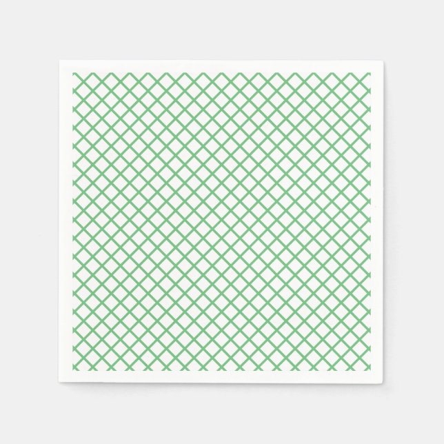 Diamantgaller Summer Green - Vit Pappersservett (Framsidan)