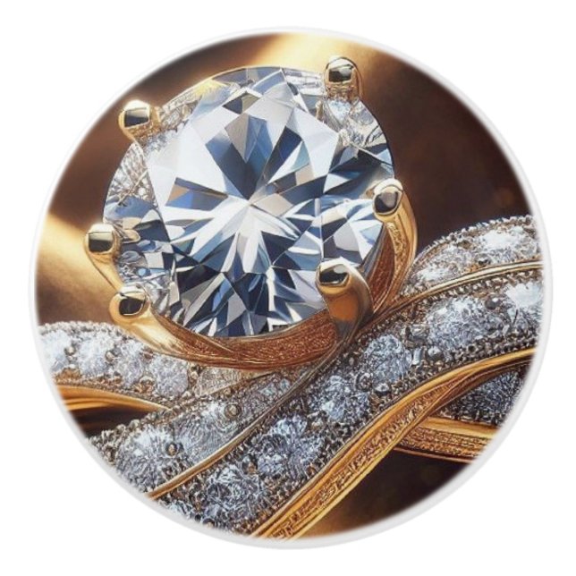 Diamantguldring Knopp (Framsidan)