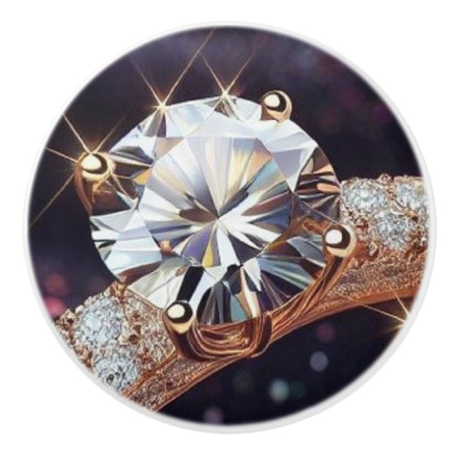 Diamantguldring Knopp (Framsidan)