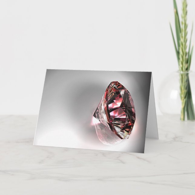 Diamanthälsningkort Kort (Framsida)