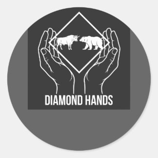 Diamanthänder — Rund Klistermärke