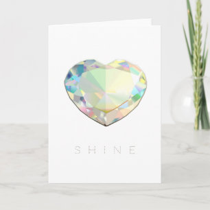 Diamanthjärta Inspiration Kort