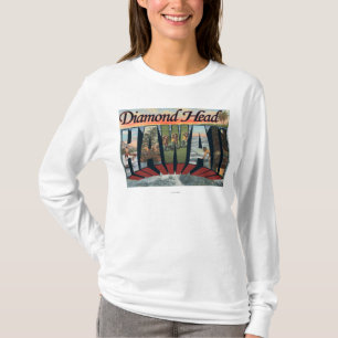 Diamanthuvud, Hawaii - stora brevplatser Tee Shirt
