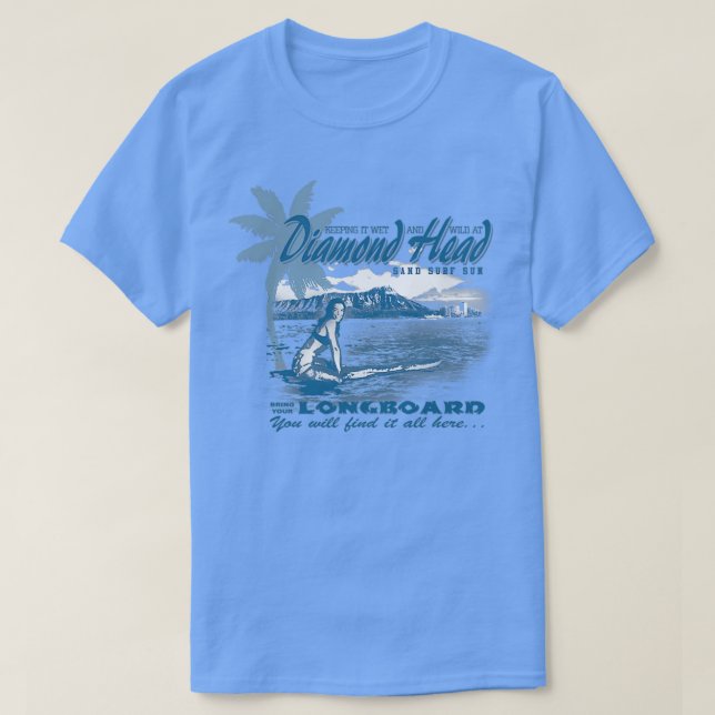 diamanthuvud hawaii t shirt (Design framsida)