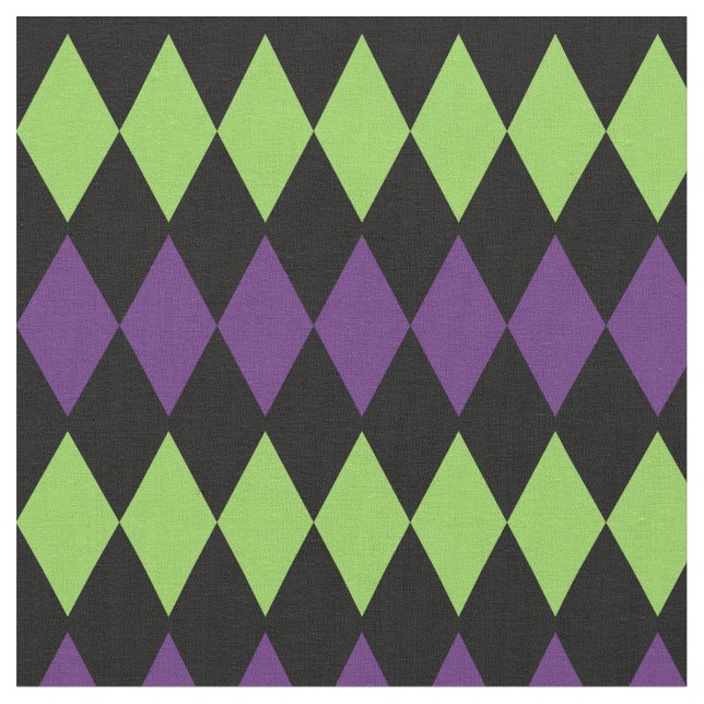 DiamantJoker på svart Tyg (Närbild)