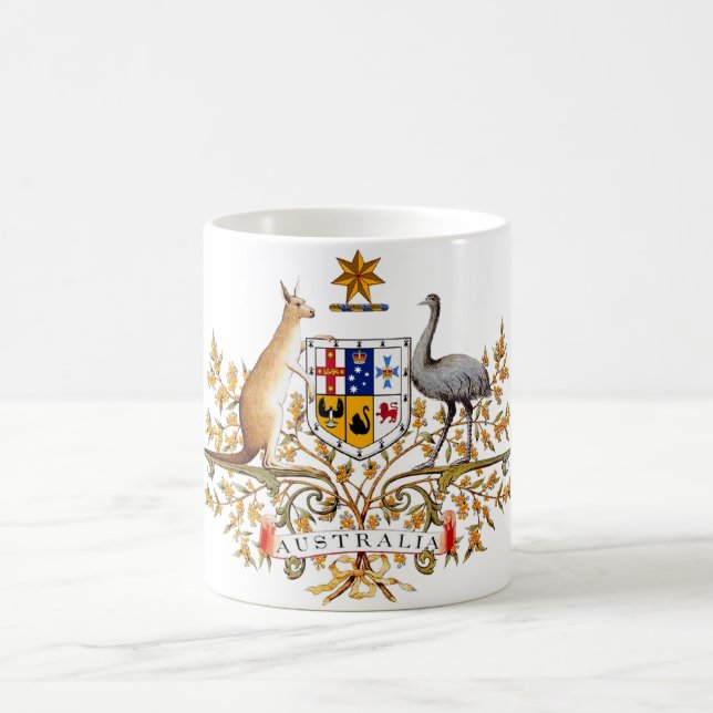 Diamantjubileum Australien Kaffemugg (Center)