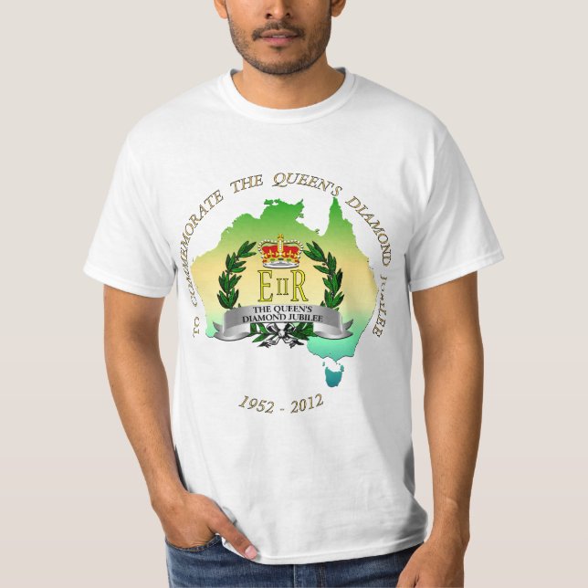 Diamantjubileum Australien T-shirt (Framsida)