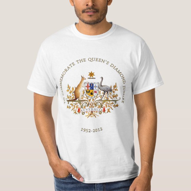 Diamantjubileum Australien T Shirt (Framsida)