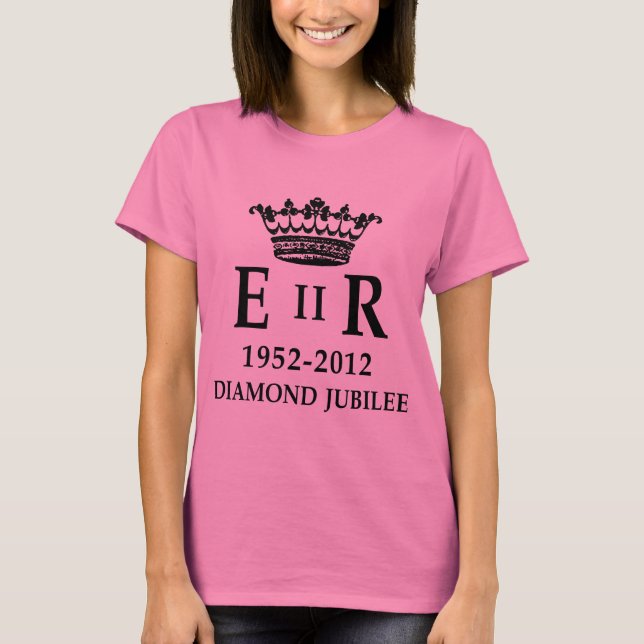 Diamantjubileum för ER II T Shirt (Framsida)