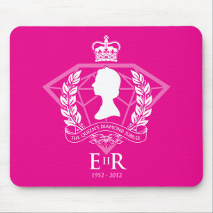 Diamantjubileum jubileums- Mousemat Musmatta
