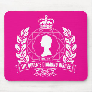 Diamantjubileum jubileums- Mousemat Musmatta